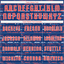 Load image into Gallery viewer, Custom Royal Orange-White Sublimation Soccer Uniform Jersey