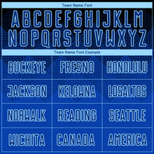 Load image into Gallery viewer, Custom Black Royal-Light Blue Sublimation Soccer Uniform Jersey