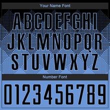 Load image into Gallery viewer, Custom Light Blue Black Sublimation Soccer Uniform Jersey