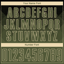 Load image into Gallery viewer, Custom Black Olive-Cream Sublimation Soccer Uniform Jersey