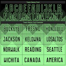 Load image into Gallery viewer, Custom Pea Green Black Sublimation Soccer Uniform Jersey