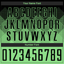 Load image into Gallery viewer, Custom Pea Green Black Sublimation Soccer Uniform Jersey