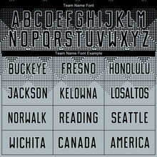 Load image into Gallery viewer, Custom Silver Black Sublimation Soccer Uniform Jersey