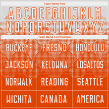 Load image into Gallery viewer, Custom Orange White Sublimation Soccer Uniform Jersey