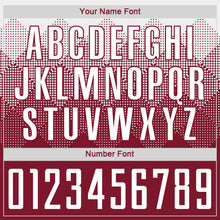 Load image into Gallery viewer, Custom Crimson White Sublimation Soccer Uniform Jersey