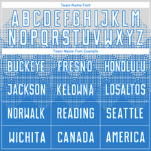 Load image into Gallery viewer, Custom Powder Blue White Sublimation Soccer Uniform Jersey