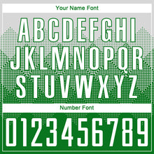 Load image into Gallery viewer, Custom Grass Green White Sublimation Soccer Uniform Jersey