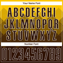 Load image into Gallery viewer, Custom Gold Brown-White Sublimation Soccer Uniform Jersey