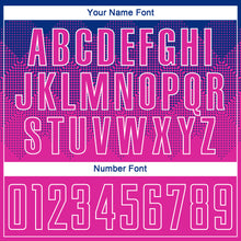 Load image into Gallery viewer, Custom Royal Deep Pink-White Sublimation Soccer Uniform Jersey