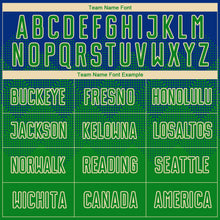 Load image into Gallery viewer, Custom Royal Keely Green-Cream Sublimation Soccer Uniform Jersey