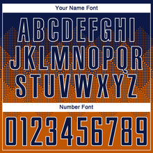 Load image into Gallery viewer, Custom Texas Orange Navy-White Sublimation Soccer Uniform Jersey