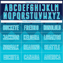 Load image into Gallery viewer, Custom Navy Lakes Blue-White Sublimation Soccer Uniform Jersey