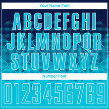 Load image into Gallery viewer, Custom Navy Lakes Blue-White Sublimation Soccer Uniform Jersey