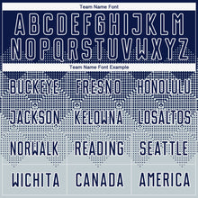 Load image into Gallery viewer, Custom Silver Navy-White Sublimation Soccer Uniform Jersey