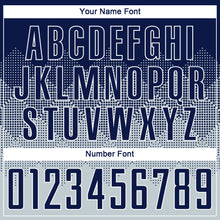 Load image into Gallery viewer, Custom Silver Navy-White Sublimation Soccer Uniform Jersey