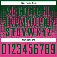 Load image into Gallery viewer, Custom Pink Green Sublimation Soccer Uniform Jersey