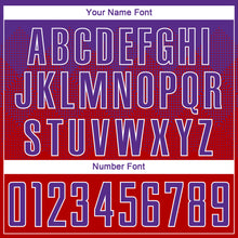 Load image into Gallery viewer, Custom Red Purple-White Sublimation Soccer Uniform Jersey