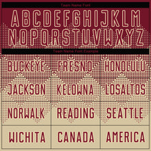 Load image into Gallery viewer, Custom Cream Crimson Sublimation Soccer Uniform Jersey