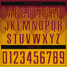 Load image into Gallery viewer, Custom Gold Crimson Sublimation Soccer Uniform Jersey