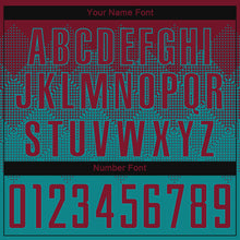 Load image into Gallery viewer, Custom Teal Crimson Sublimation Soccer Uniform Jersey