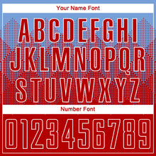 Load image into Gallery viewer, Custom Light Blue Red-White Sublimation Soccer Uniform Jersey