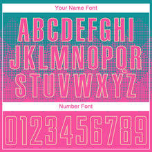 Load image into Gallery viewer, Custom Teal Pink-Cream Sublimation Soccer Uniform Jersey