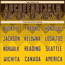 Load image into Gallery viewer, Custom Gold Brown-Cream Sublimation Soccer Uniform Jersey