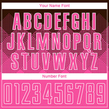 Load image into Gallery viewer, Custom Brown Pink-White Sublimation Soccer Uniform Jersey