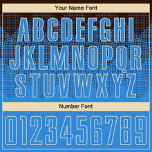 Load image into Gallery viewer, Custom Brown Powder Blue-Cream Sublimation Soccer Uniform Jersey