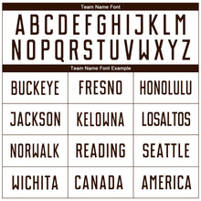 Load image into Gallery viewer, Custom White Brown Sublimation Soccer Uniform Jersey