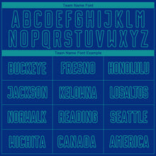 Load image into Gallery viewer, Custom Royal Teal Sublimation Soccer Uniform Jersey