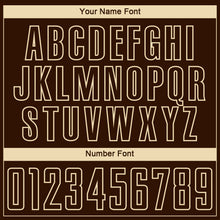 Load image into Gallery viewer, Custom Brown Cream Sublimation Soccer Uniform Jersey