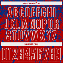 Load image into Gallery viewer, Custom Red Royal-White Sublimation Soccer Uniform Jersey