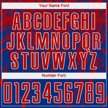 Load image into Gallery viewer, Custom Royal Red-White Sublimation Soccer Uniform Jersey