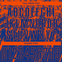 Load image into Gallery viewer, Custom Royal Orange Sublimation Soccer Uniform Jersey