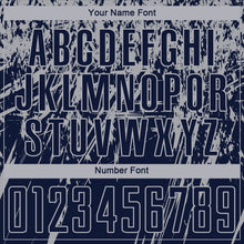 Load image into Gallery viewer, Custom Navy Gray Sublimation Soccer Uniform Jersey