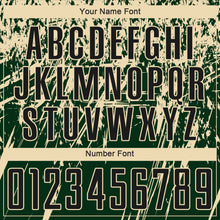 Load image into Gallery viewer, Custom Green Black-Cream Sublimation Soccer Uniform Jersey