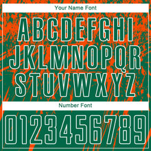 Load image into Gallery viewer, Custom Kelly Green Orange-White Sublimation Soccer Uniform Jersey