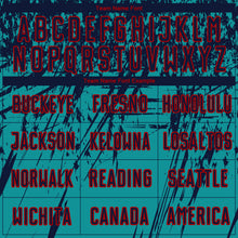 Load image into Gallery viewer, Custom Teal Navy-Red Sublimation Soccer Uniform Jersey