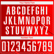 Load image into Gallery viewer, Custom Red White Sublimation Soccer Uniform Jersey