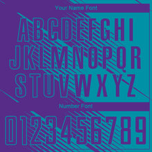 Load image into Gallery viewer, Custom Teal Purple Sublimation Soccer Uniform Jersey