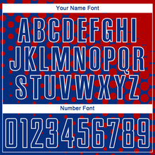 Load image into Gallery viewer, Custom Red Royal-White Sublimation Soccer Uniform Jersey