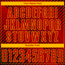 Load image into Gallery viewer, Custom Red Black-Yellow Sublimation Soccer Uniform Jersey