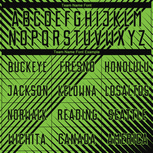 Load image into Gallery viewer, Custom Neon Green Black Sublimation Soccer Uniform Jersey