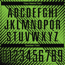 Load image into Gallery viewer, Custom Neon Green Black Sublimation Soccer Uniform Jersey