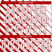 Load image into Gallery viewer, Custom Red White Sublimation Soccer Uniform Jersey