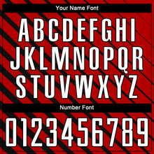 Load image into Gallery viewer, Custom Red White-Black Sublimation Soccer Uniform Jersey