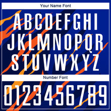 Load image into Gallery viewer, Custom Royal White Yellow-Black Sublimation Soccer Uniform Jersey