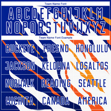 Load image into Gallery viewer, Custom Royal Yellow-Red Sublimation Soccer Uniform Jersey