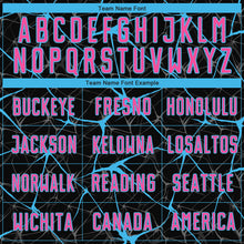 Load image into Gallery viewer, Custom Black Pink-Sky Blue Sublimation Soccer Uniform Jersey